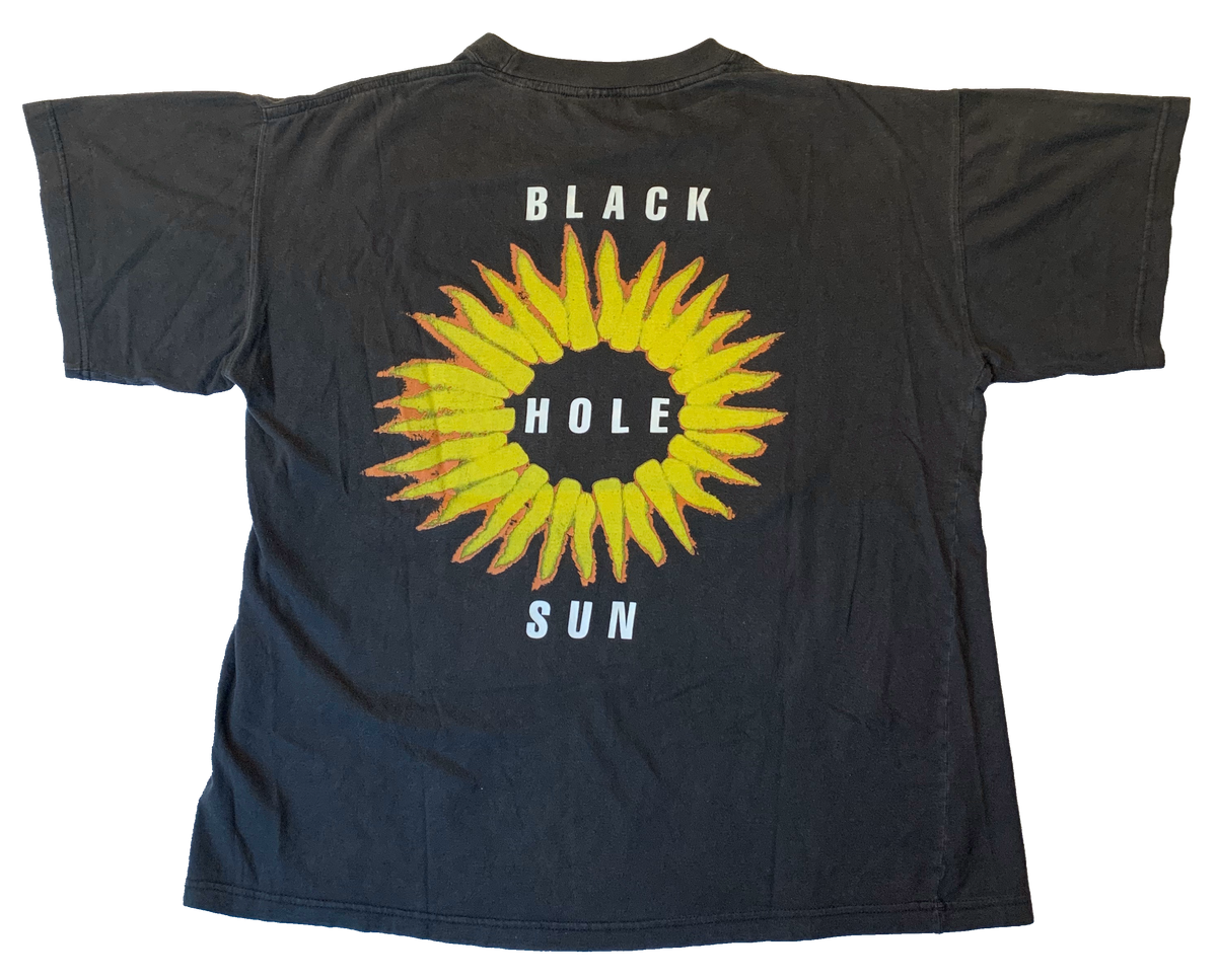 Soundgarden black store hole sun shirt