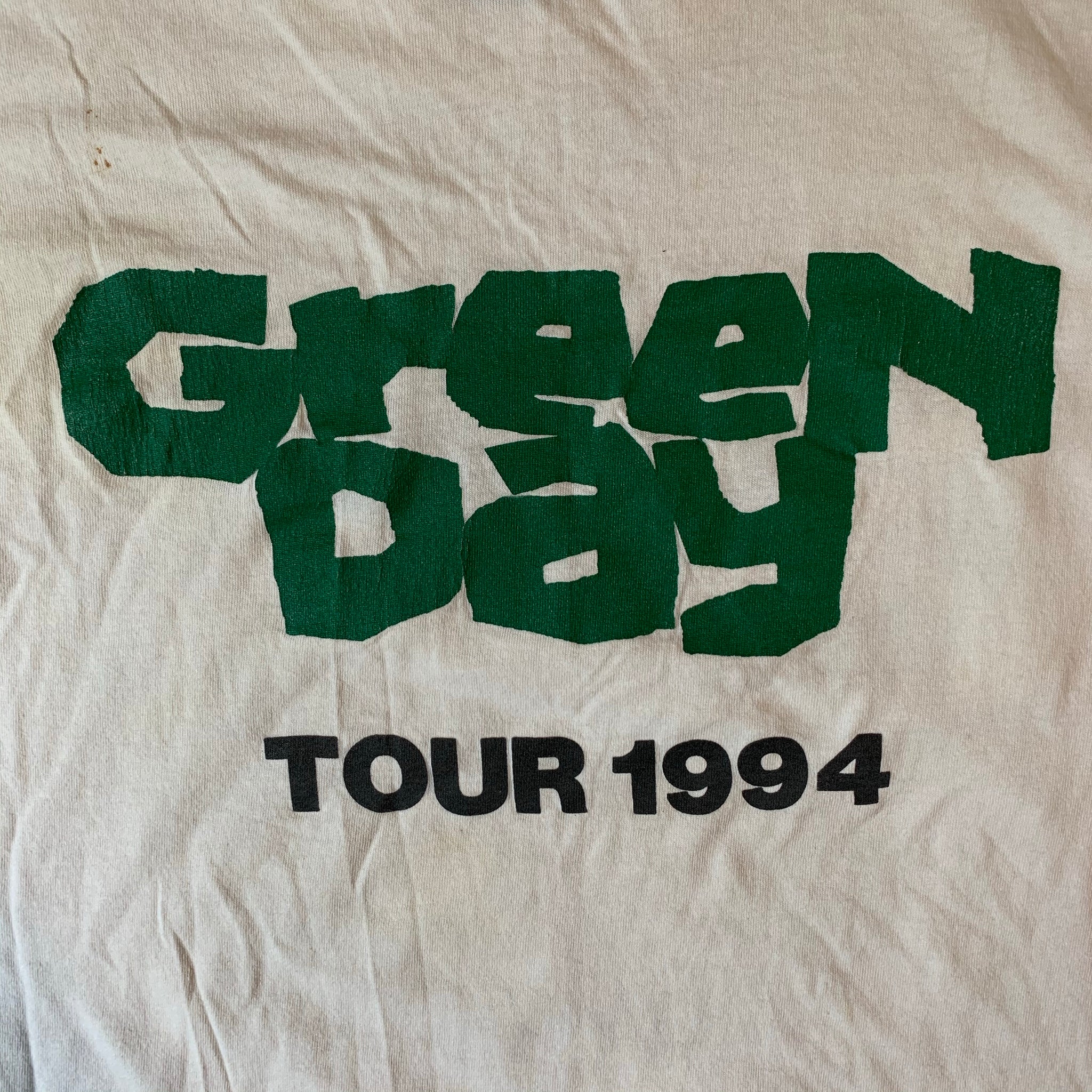 GREEN DAY「1994 DOOKIE TOUR」XL – Cloakedinblack